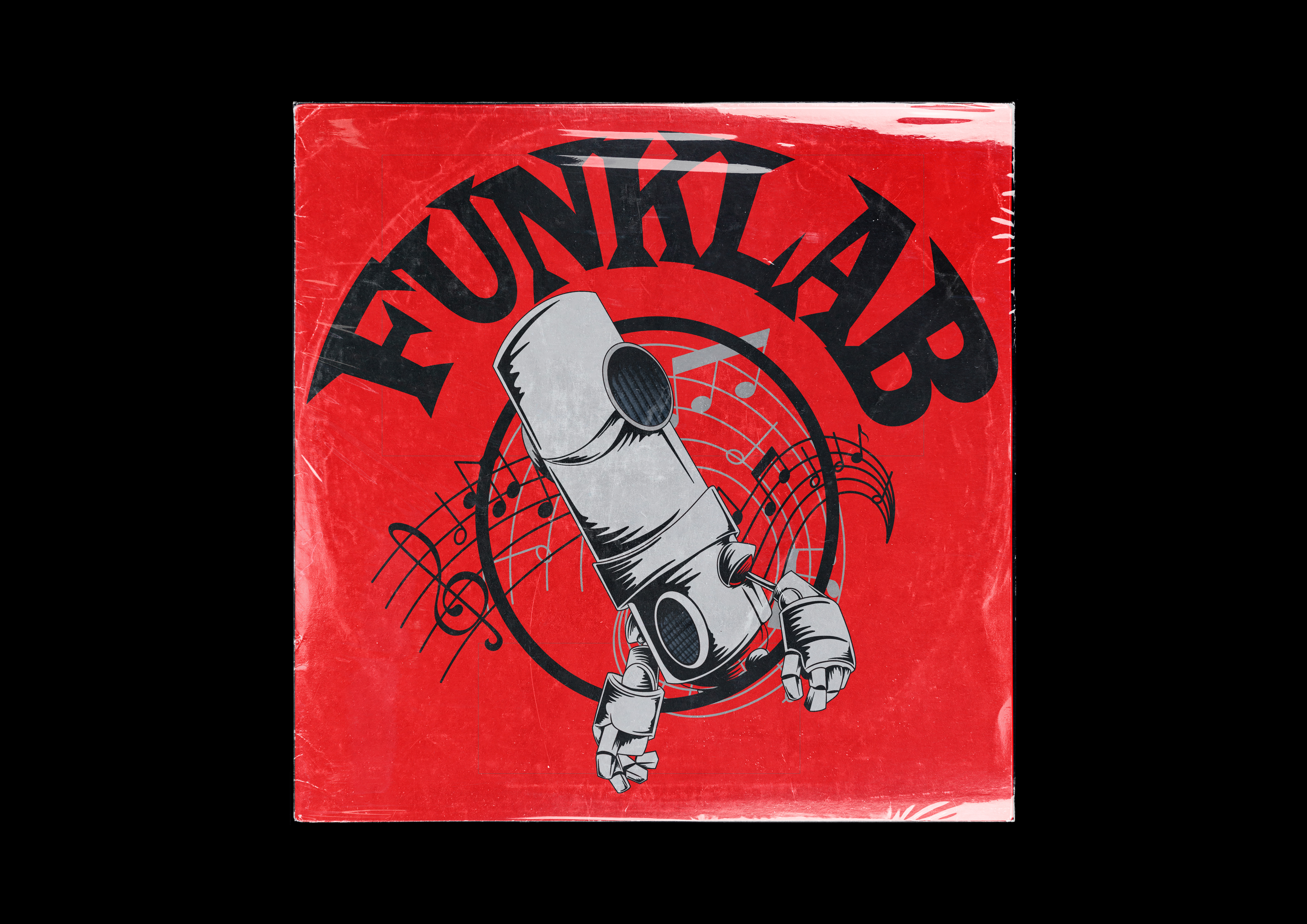 FunkLab promotional advertisement design